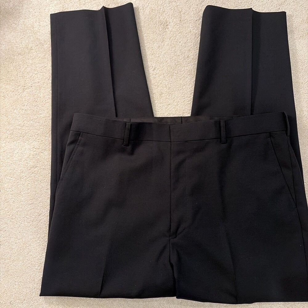 Murphy & Hartelius Polyester Navy Dress Pants Pilot Uniform Slacks 38x29.5